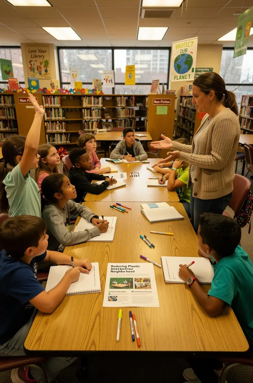 Local community discussing transportation solutions and challenges.